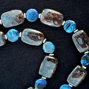 Feldspar Necklace Lapis Lazuli