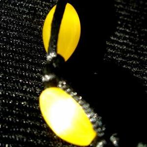Mexican Opal Hemp Bracelet Satin Canary Yellow